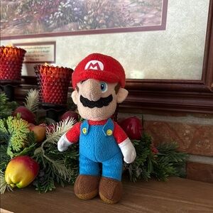 Nintendo Mario Plush Keychain - Red, Blue, Brown